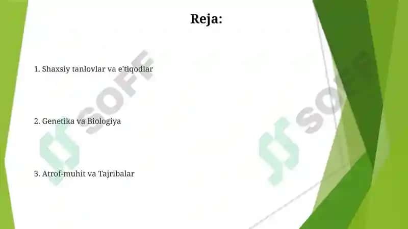 Shaxsga ta'sir etuvchi omillar 2