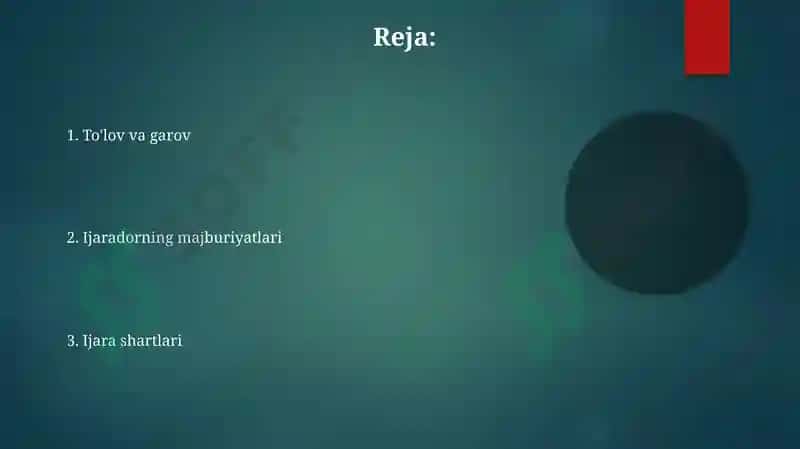 Ijara shartnomasi 2