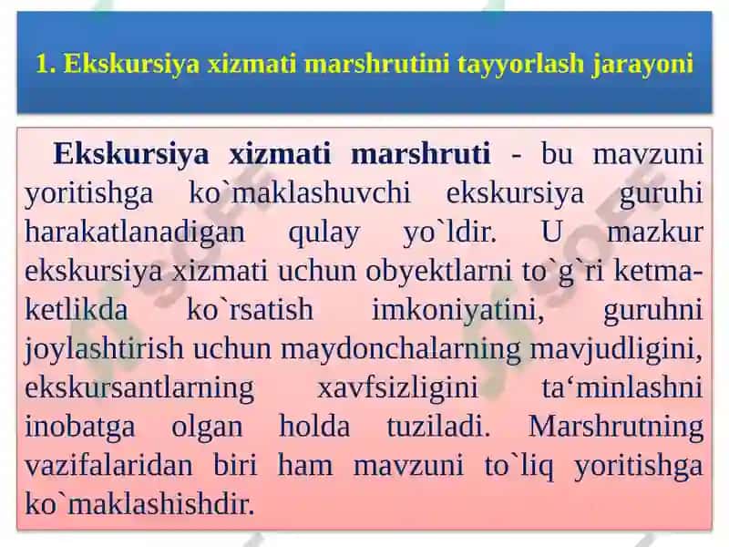 Ekskursiya xizmati 2