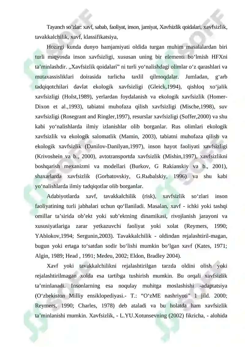 Xavfsizlik qoidalari 2