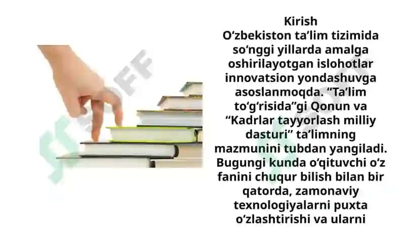 Ta'lim Modeli va Innovatsion Texnologiyalar 2