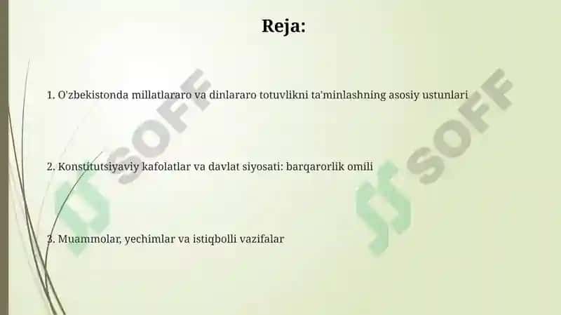 Etnik va diniy xilma-xillikning tarixiy asoslari va qonunchilik kafolatlari 2