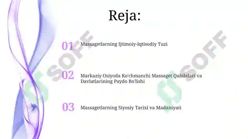 Markaziy Osiyoda Ko'chmanchi Massaget Qabilalari va Davlatlarining Paydo Bo'lishi 2