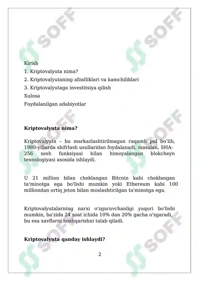 Kripto valyuta 2