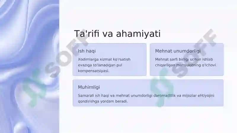 Turizm va mehmonxona korxonalarida ish haqi va mehnat unumdorligi 2
