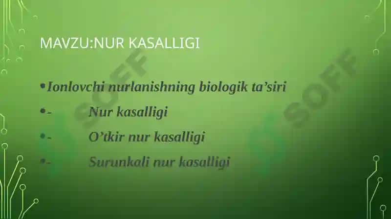 TOSHKENT TIBBIYOT AKADEMIYASI2SON DAVOLASH ISHI FAKULTETI205A GURUHA TALABASI AMINOVA SOKINA NINGTAQDIMOT ISHIFAN:HARBIY DALA TERAPIYASI 2