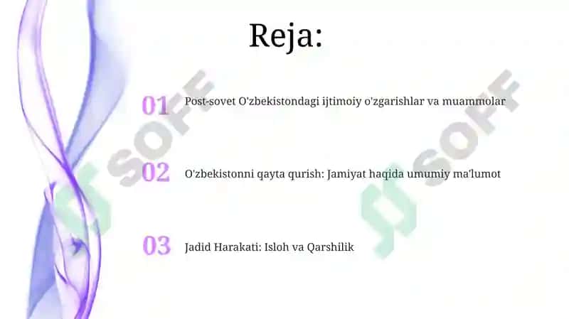 Jadid Harakati: Isloh va Qarshilik 2