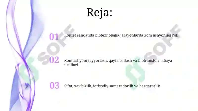 Xom ashyoni tayyorlash 2