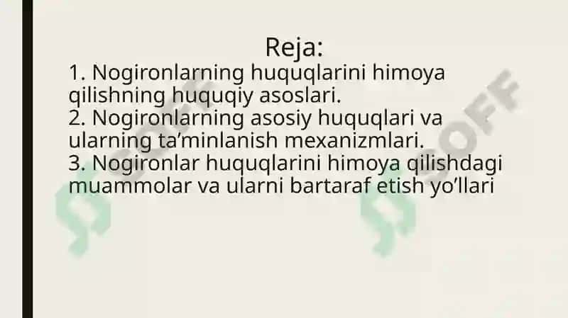 Nogironlarning huquq himoyasi 2