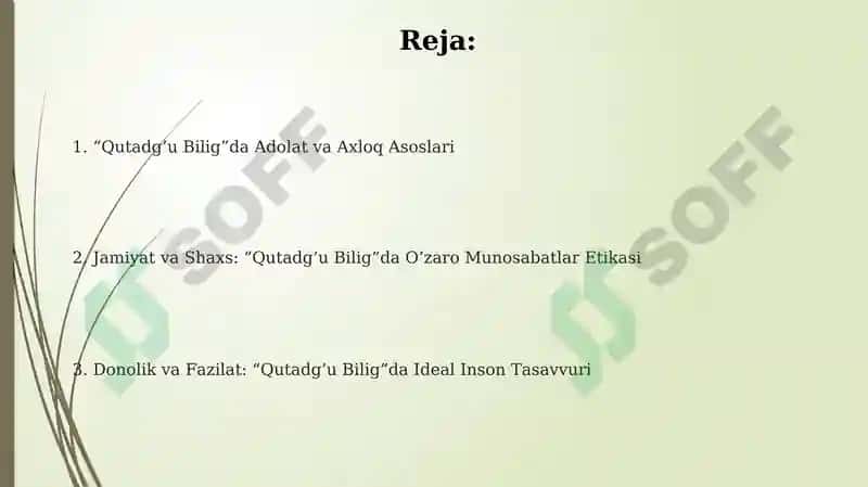 Qutadg’u Bilig 2