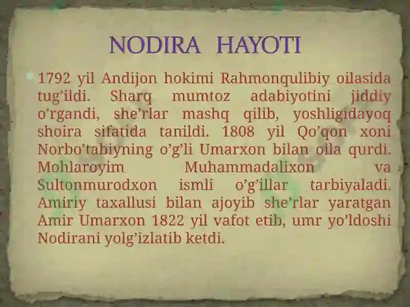 Umarxon va Nodira 2