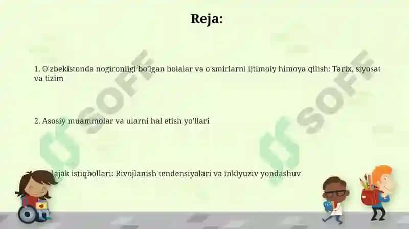 OʻZ.Res jismoniy va ruhiy rivojlanishida nuqsoni boʻlgan bolalar va oʻsmirlarning ijtimoiy himoyasi 2