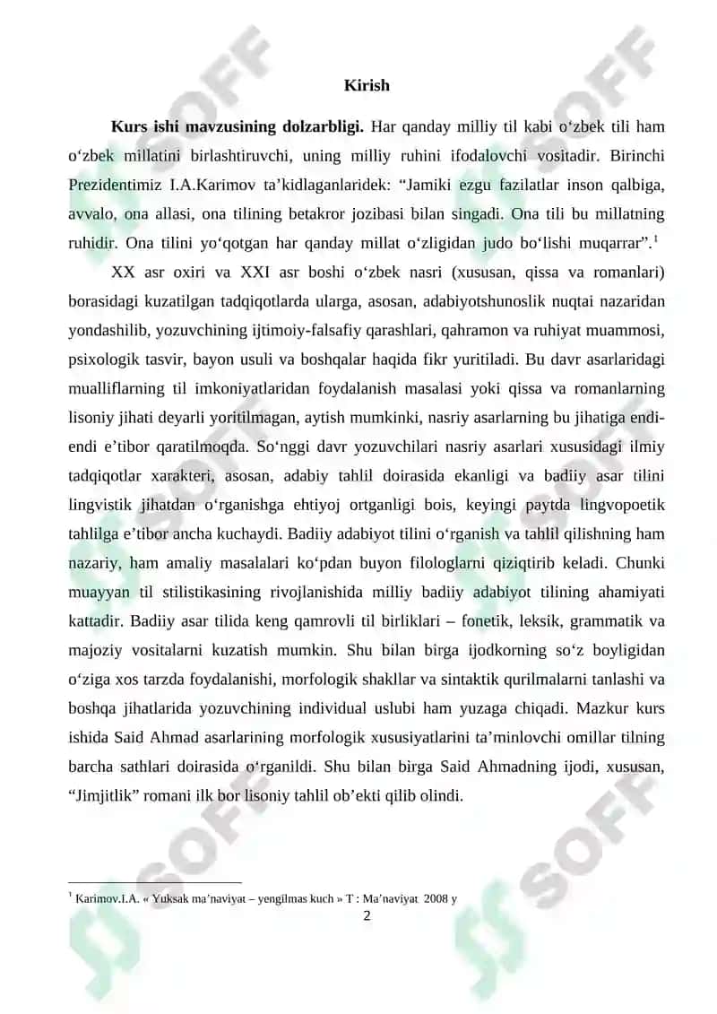 Said Ahmad asarlarining morfologik xususiyatlari 2