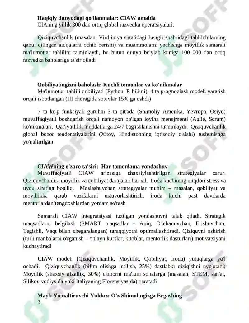 Qiziqish, moyillik, qobiliyat va irodaviy sifatlar 2