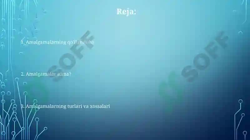 Amalgamalar 2