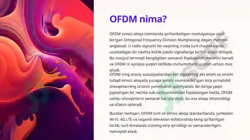 Ortogonal Frequency Division Multiplexing (OFDM) 2