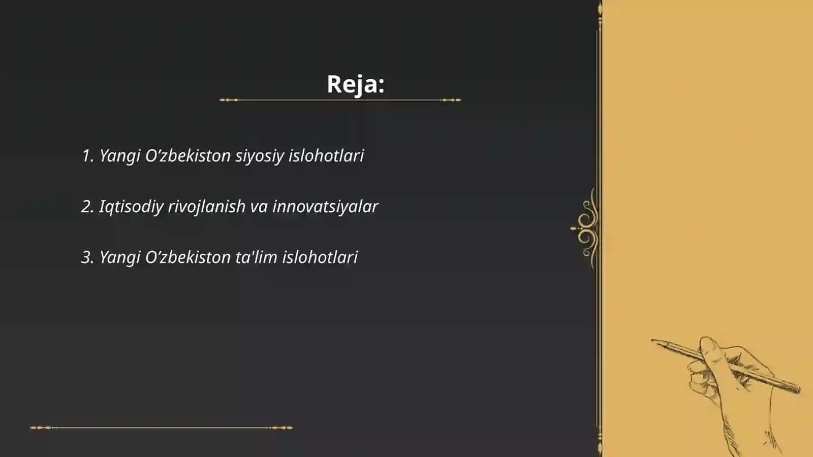 Yangi O'zbekiston siyosiy islohotlari 2