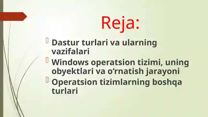 Dasturturlari.Windows 2