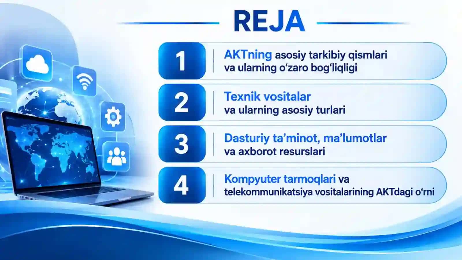 Axborot-kommunikatsiya texnologiyalarining tarkibi va asosiy vositalari 2