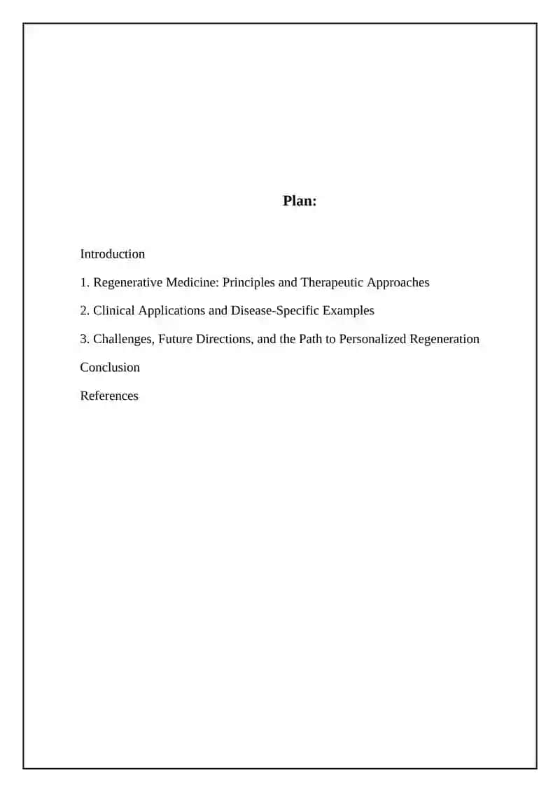 Regenerative Medicine: Principles and Therapeutic Approaches 2