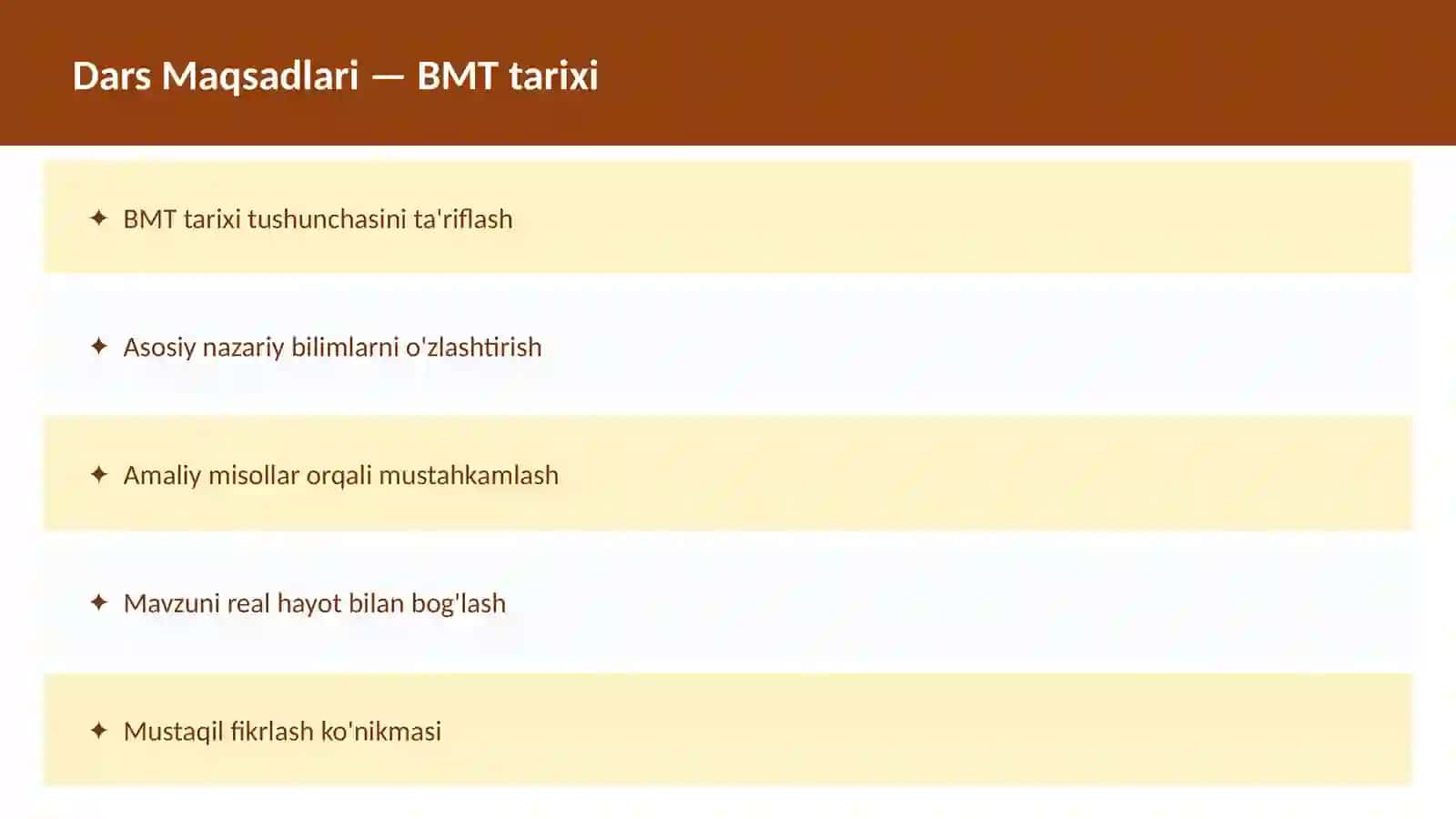 Dekolonizatsiya: O'qituvchilar va talabalar uchun dars ishlanma 2