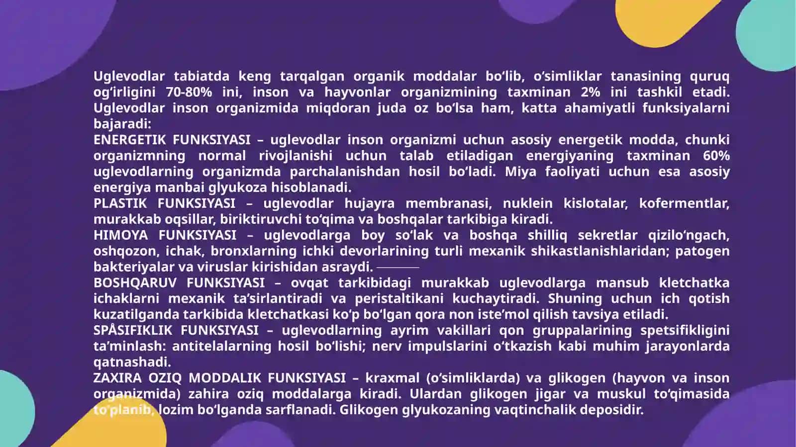 Uglevodlar 2