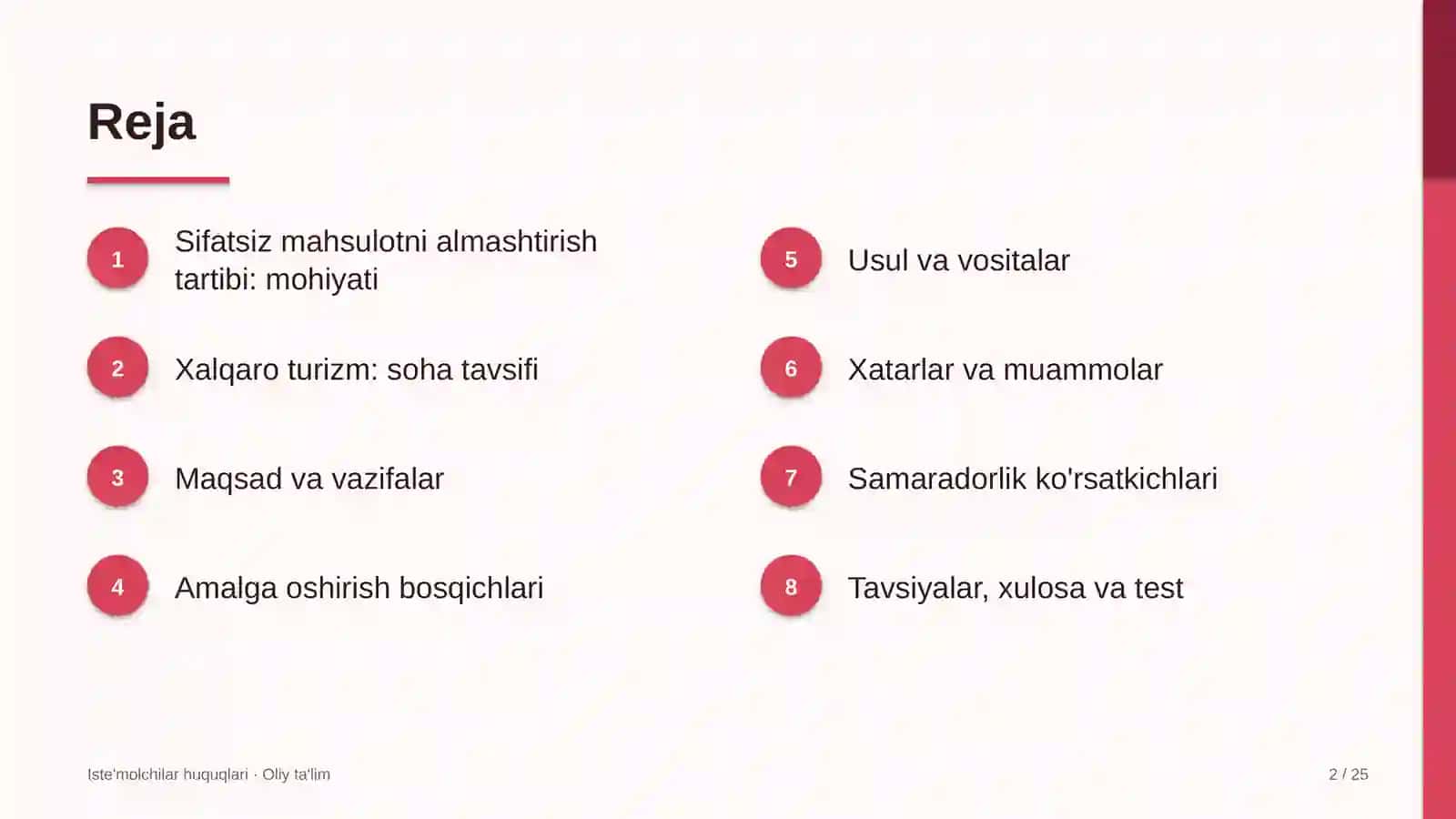 xalqaro turizmda sifatsiz mahsulotni almashtirish tartibi 7215 2