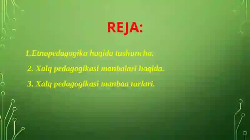Xalq pedagogikasi manbalari 2