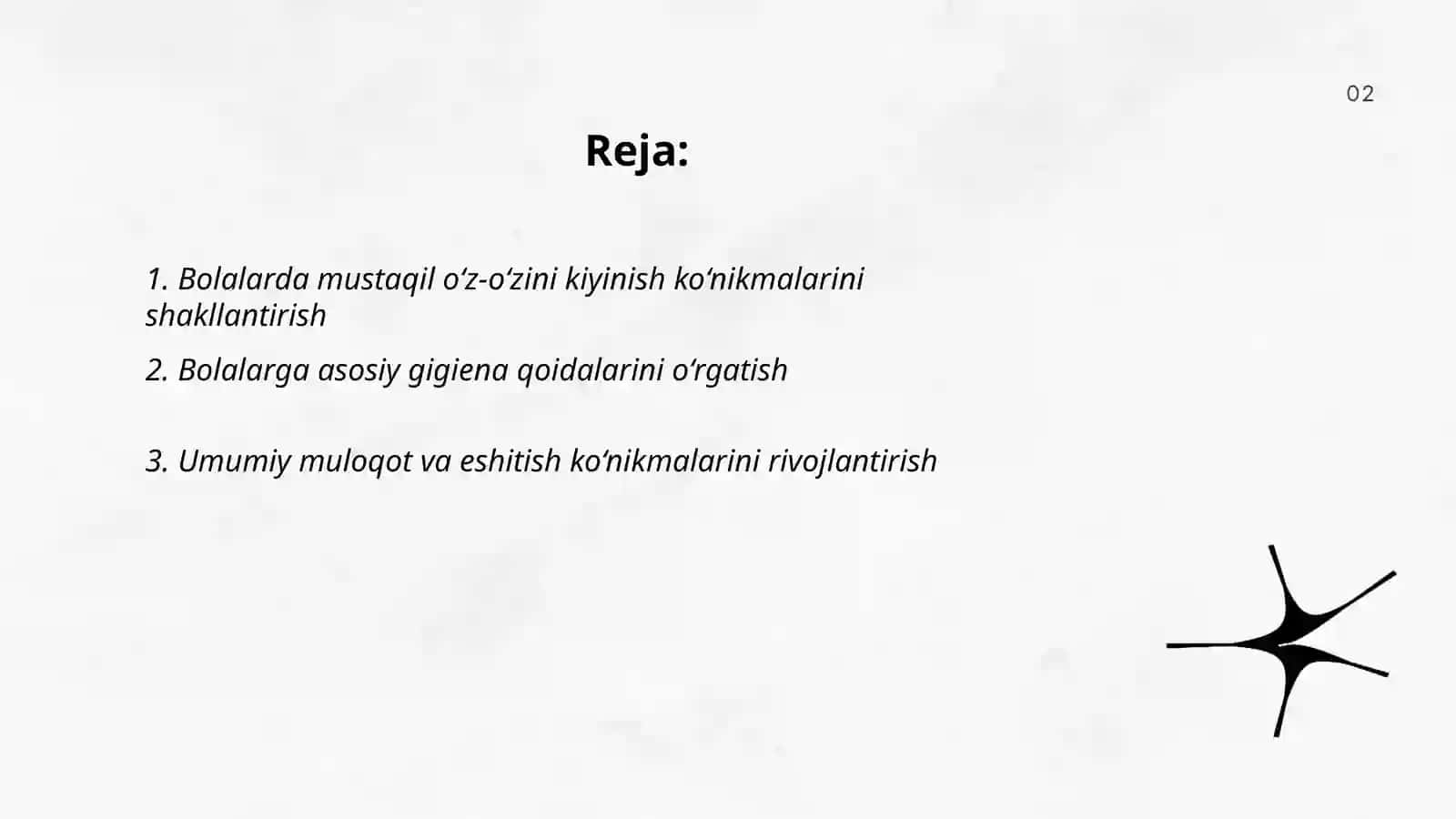 Ilk maktabgacha yoshdagi bolalarni maktabga tayyorlash 2