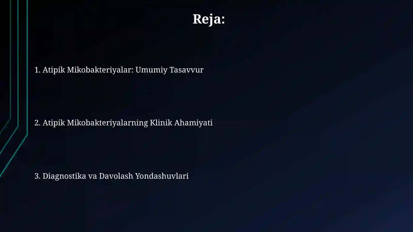 Atipik mikobakteriyalar va ularning amaliyotdagi ahamiyati 2