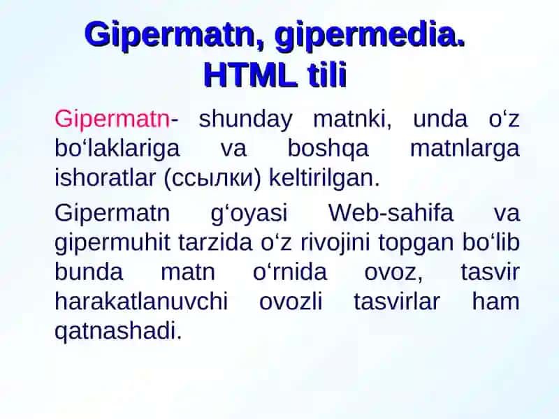 Gipermatn va uning turlari 2