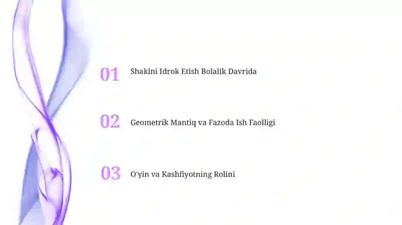 Bolalarning Geometrik Tushunchalari 2