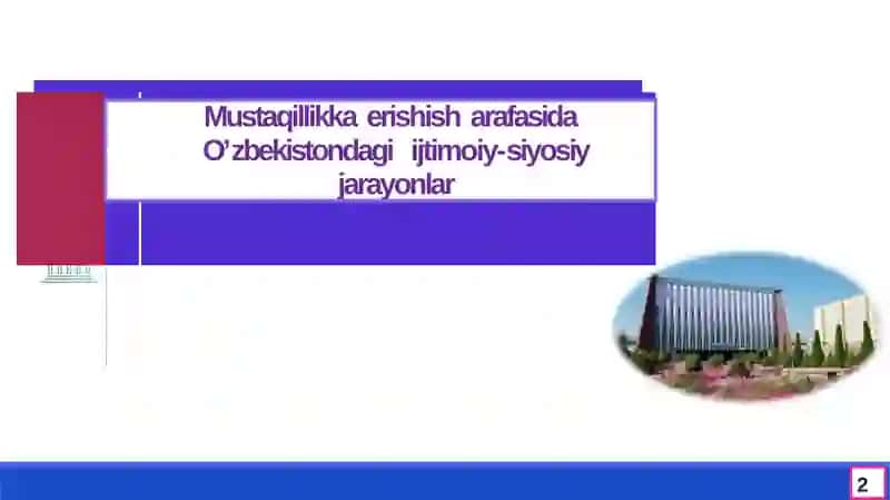 Mustaqillikka erishish arafasida 2
