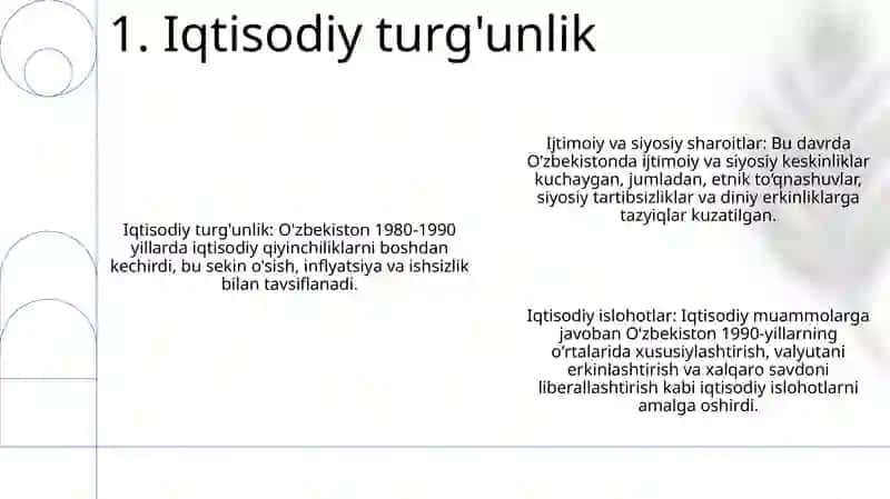 80-90 Yillarda O'Zbakistondagi Ijtimoiy-Siyosiy Va Iqtisodiy Ahvol 2