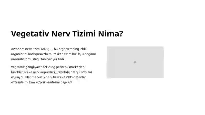 Vegetativ Gangliyalar: Tana Avtonom Nerv Tizimining Markazi 2