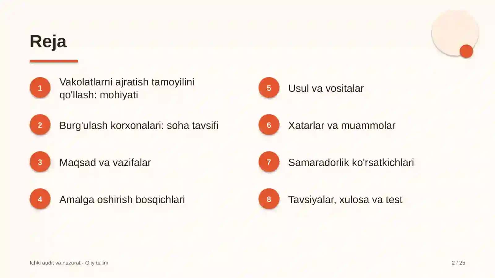 burg'ulash korxonalarida vakolatlarni ajratish tamoyilini qo'llash 5740 2