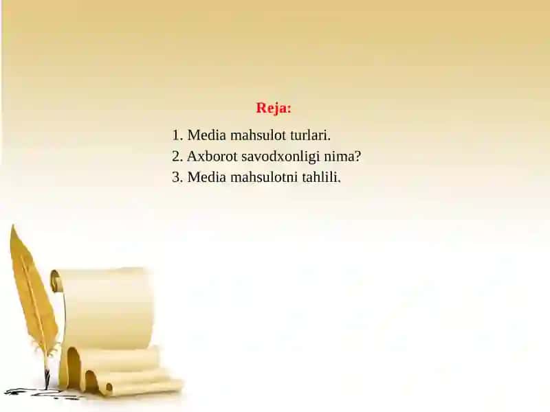 Mediasavodxonlik va axborot madaniyati fanining Predmeti va jamiyat taraqqiyoti 2
