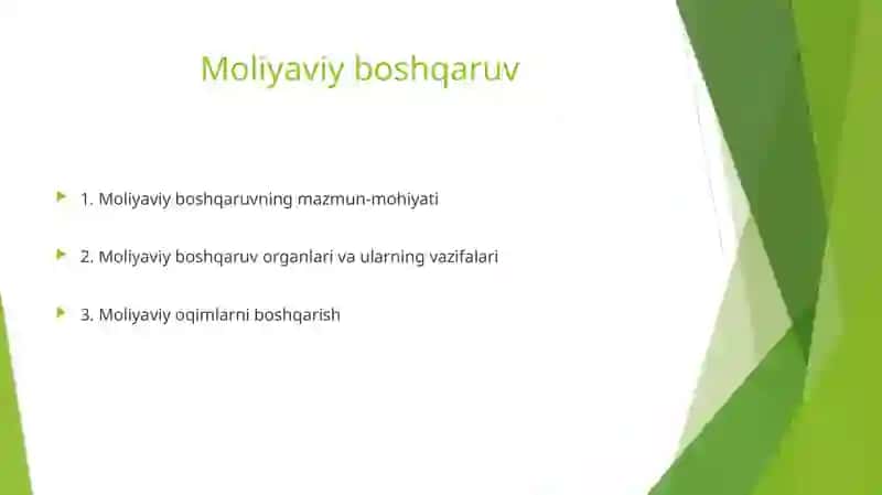 Moliyaviyboshqaruv 2