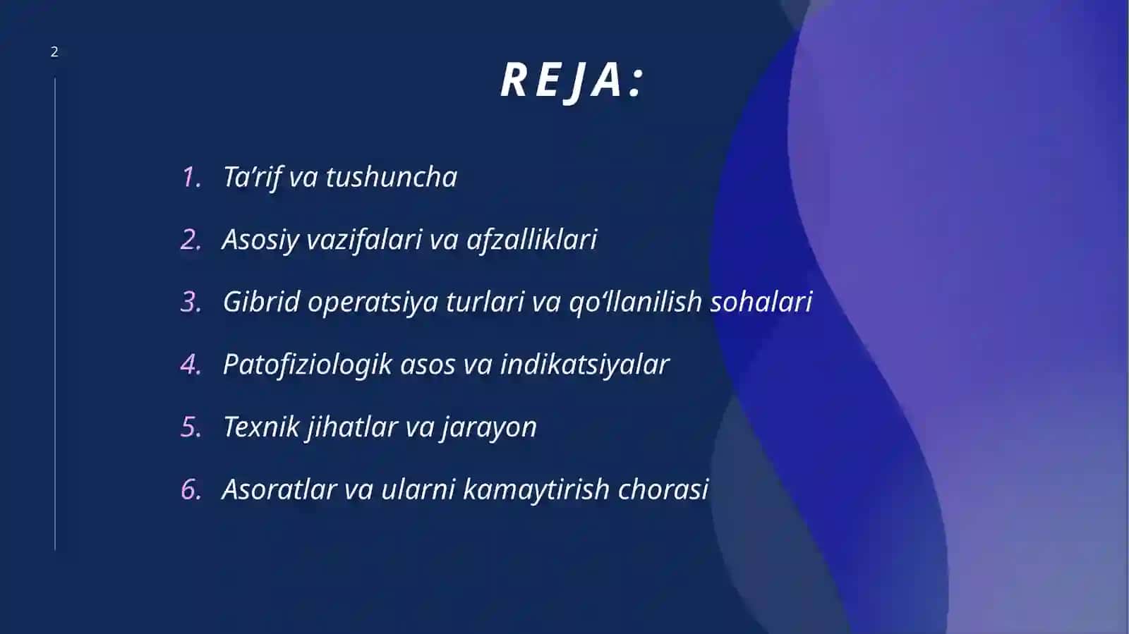 Gibrid operatsiyalar 2