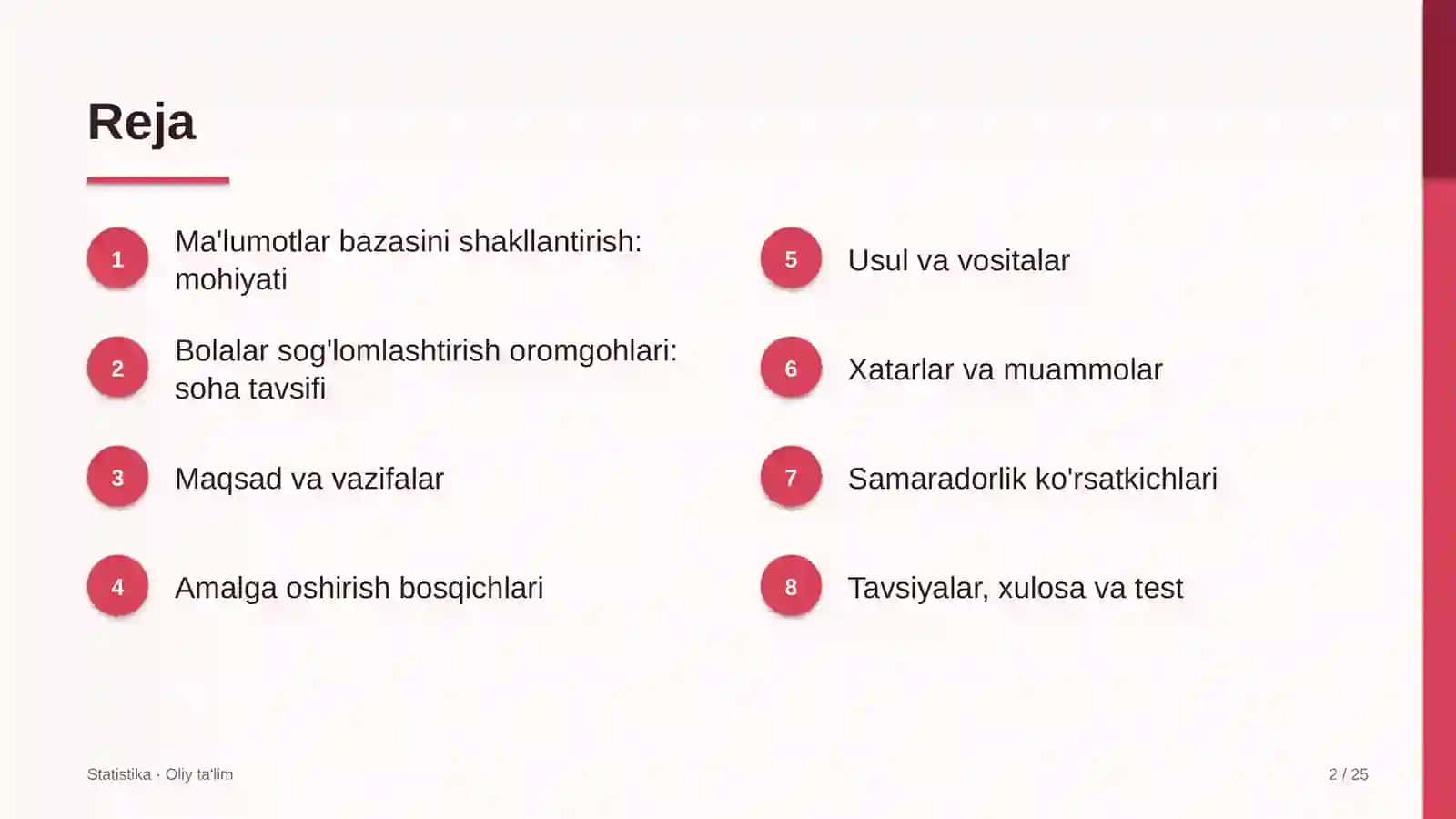 Bolalar sog'lomlashtirish oromgohlari 2