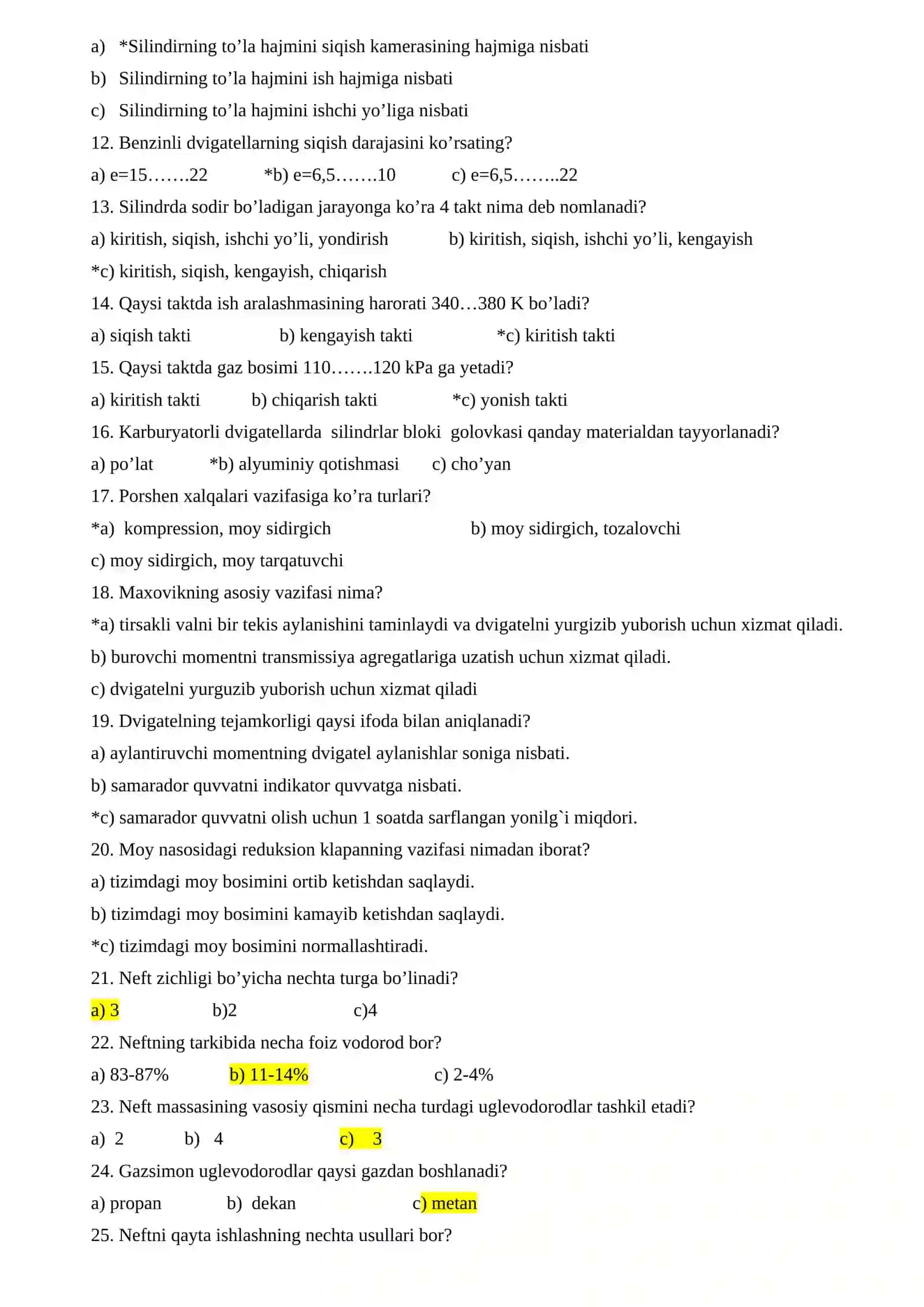 Yakuniy davlat test 2