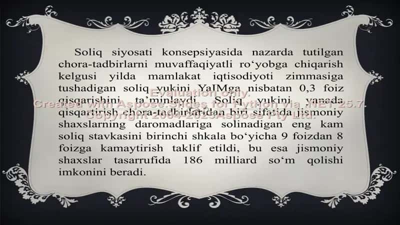 Tahlil ishlarini yakunlash va rasniylashtirish tartibi 2