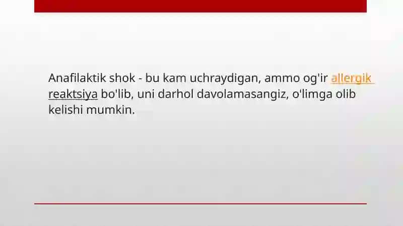 Anafilaktik Shok 2