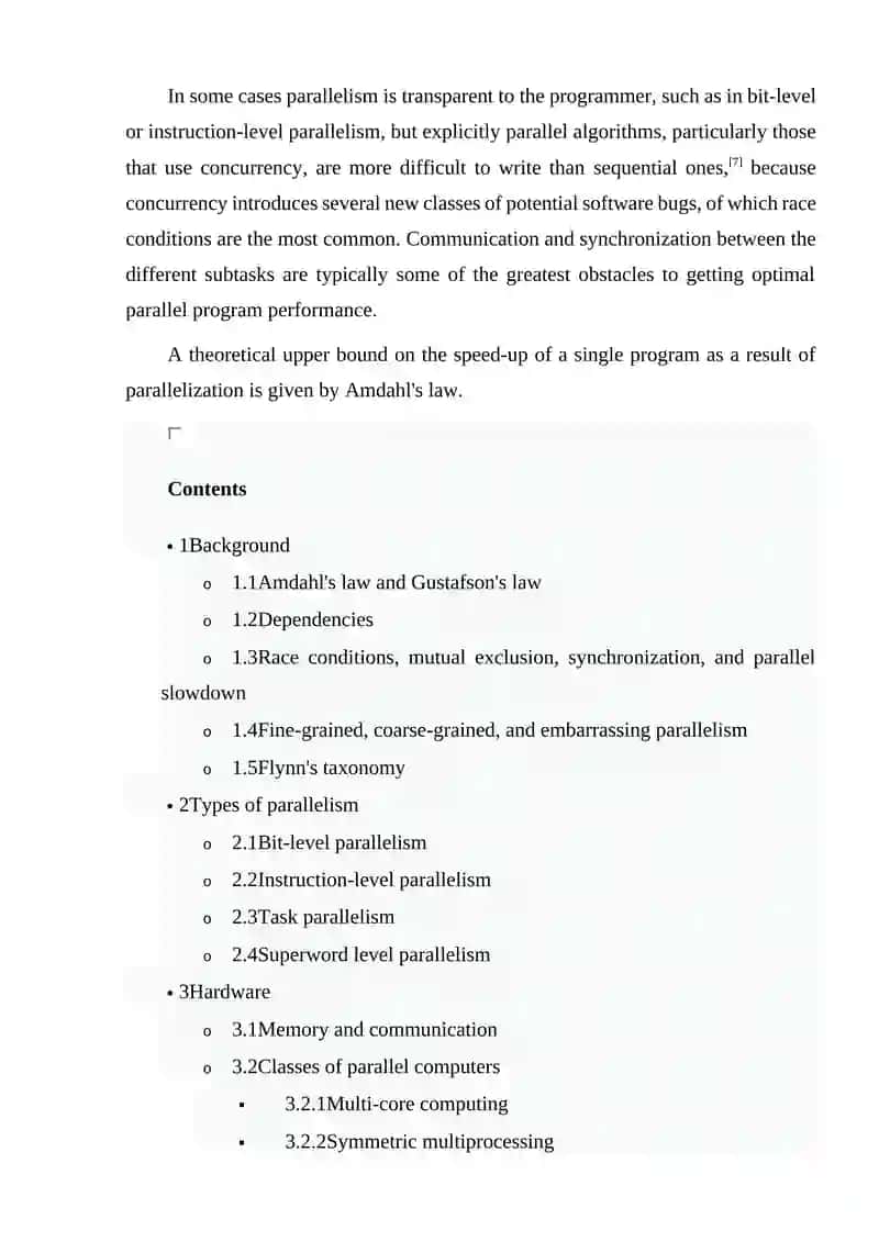 METHODS OF ENSURING PARALLELISM AT THE HARDWARE LEVEL 2