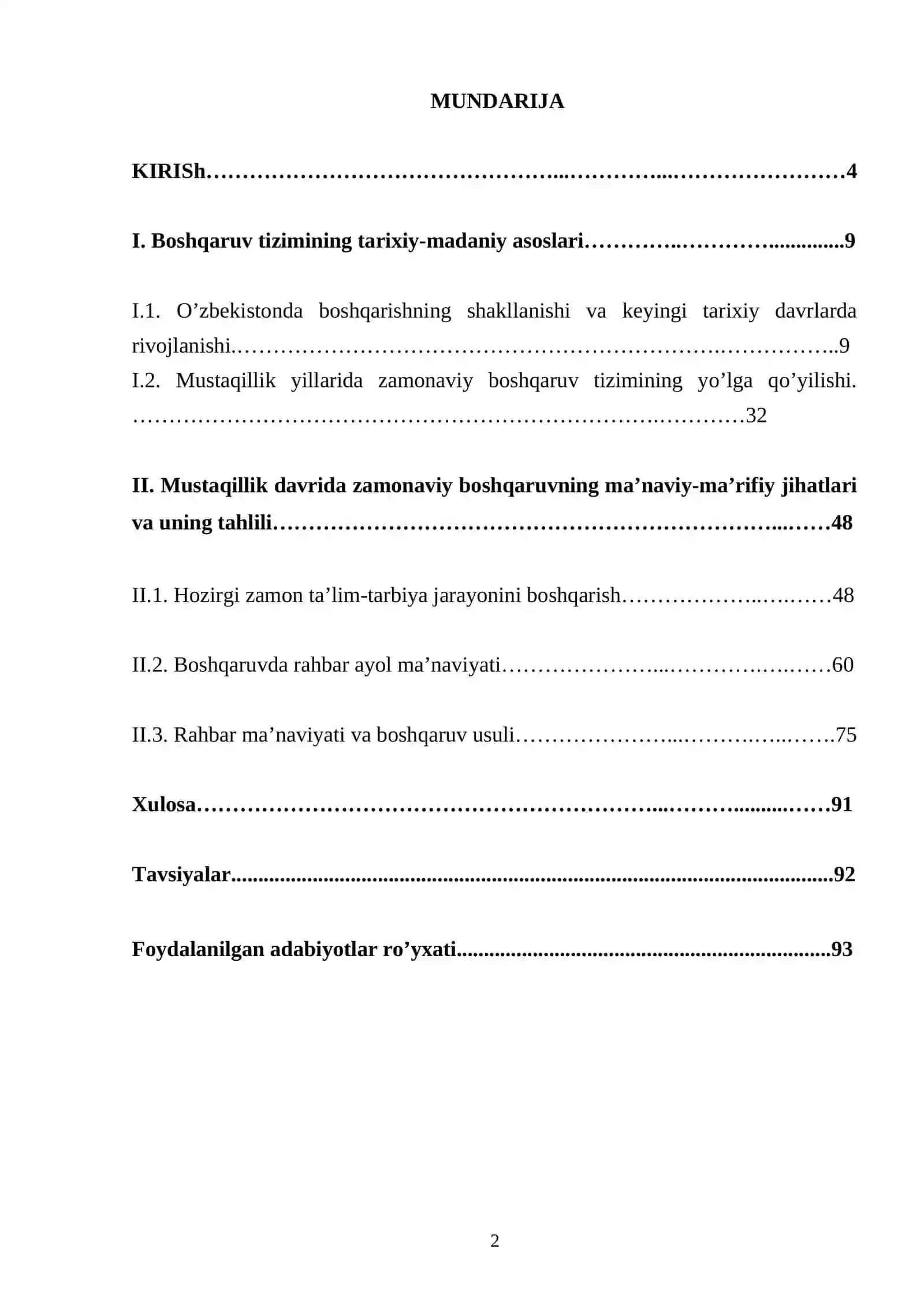 O’zbekistonda zamonaviy boshqaruv siyosati va uning mohiyati 2