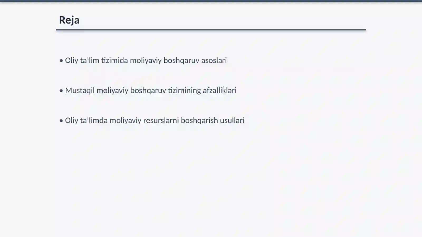 Moliyaviy boshqaruv asoslari 2