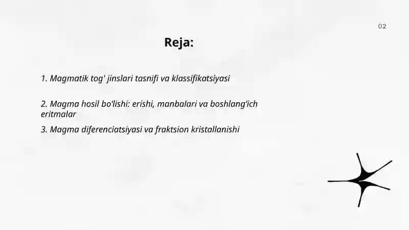 Magmatik va metaformik tog'lar 2