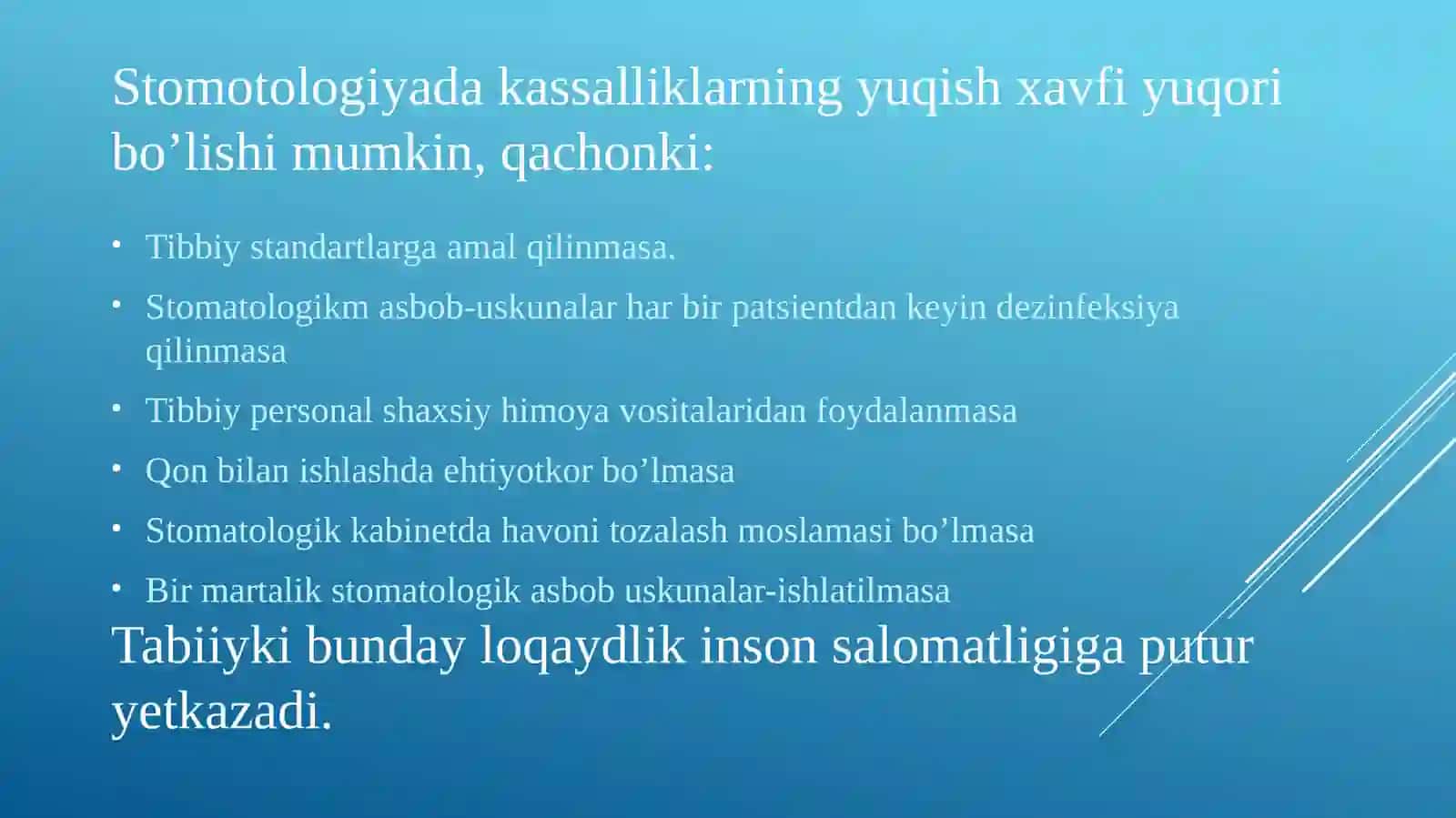 ENDODONTIK ASBOBLARNI STRELIZATSIYASI 2