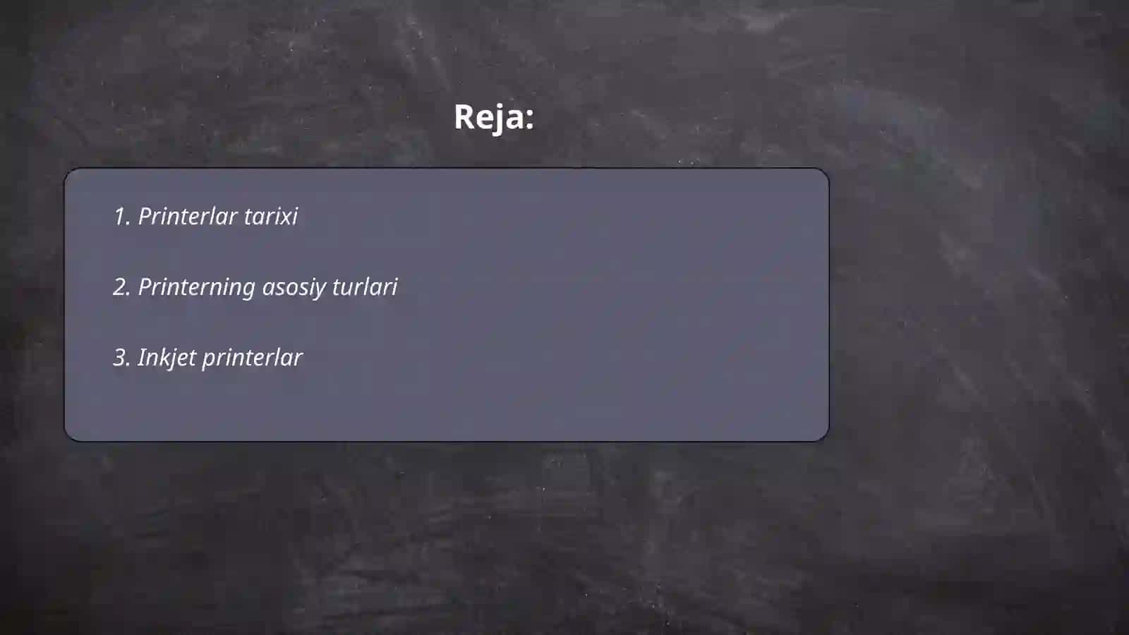 Printerlar turlari va ishlashi 2