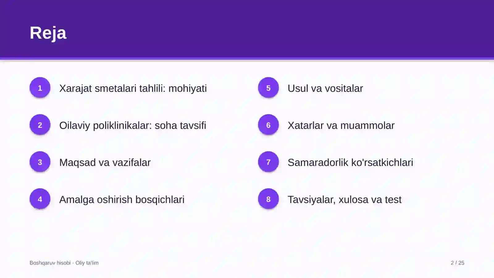 oilaviy poliklinikalarda xarajatlar smetalarini tahlil qilish 4518 2